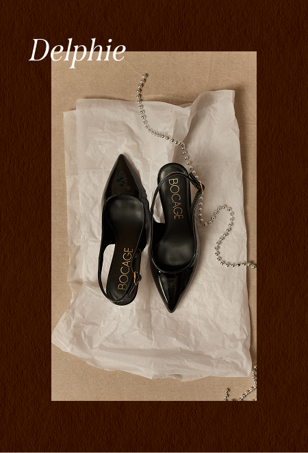 Escarpin slingback Delphie noir